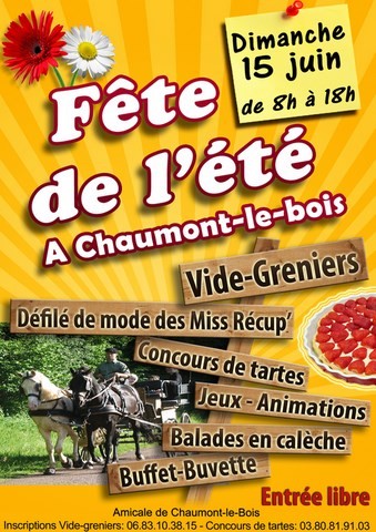 Fête de l'été Chaumont-le-Bois