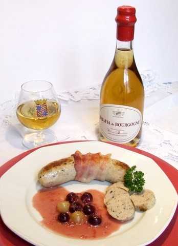 boudin blanc truffé au ratafia