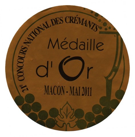medaille d'or concours cremants