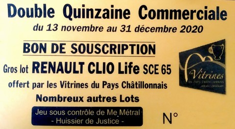 tombola vitrines chatillonnaises