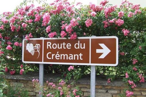 itinéraire touristique sur la route du crémant