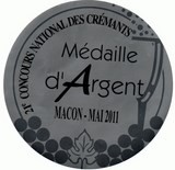 médaille d'argent concours des crémants 2011