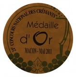 médaille d'or concours national des crémants 2011